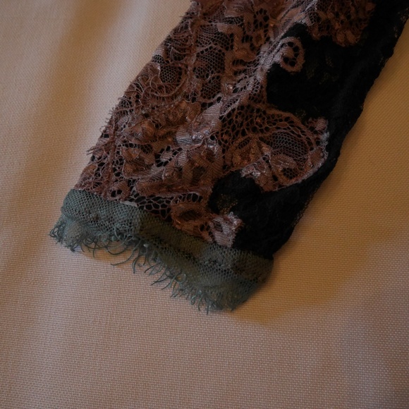 TOPSHOP Lace Multi-Color Dress - Picture 3 of 5